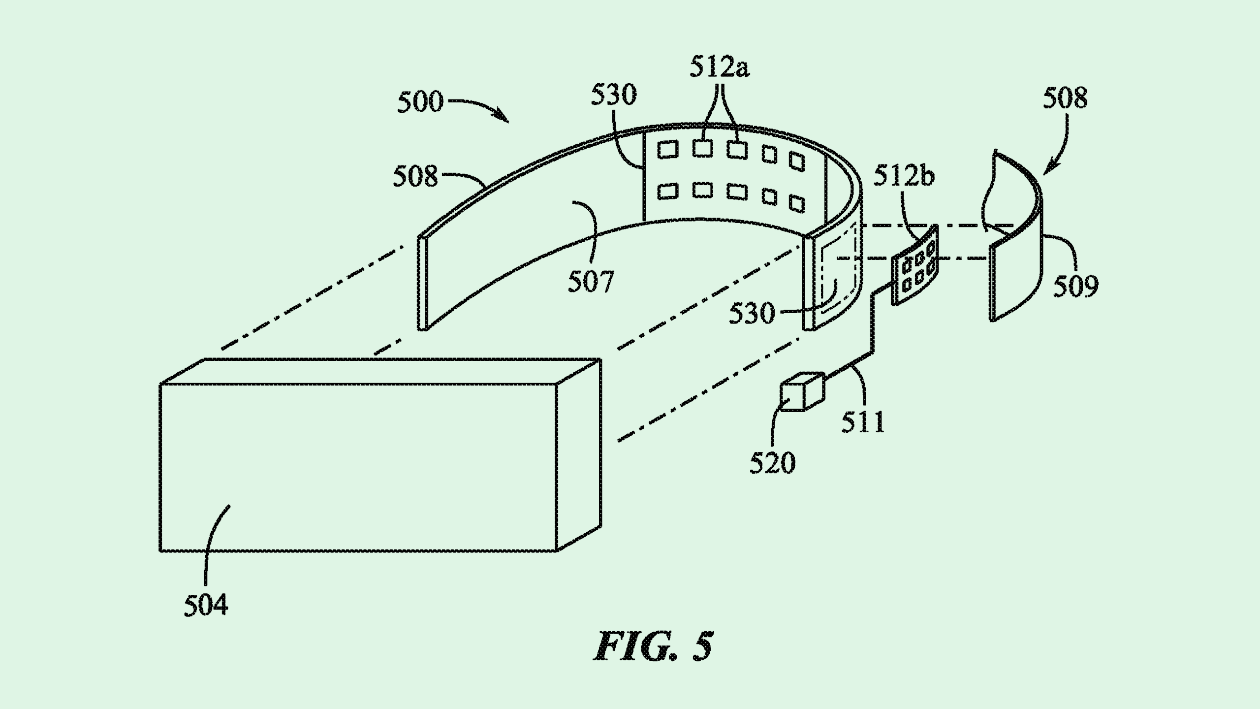 Photo of an Apple patent