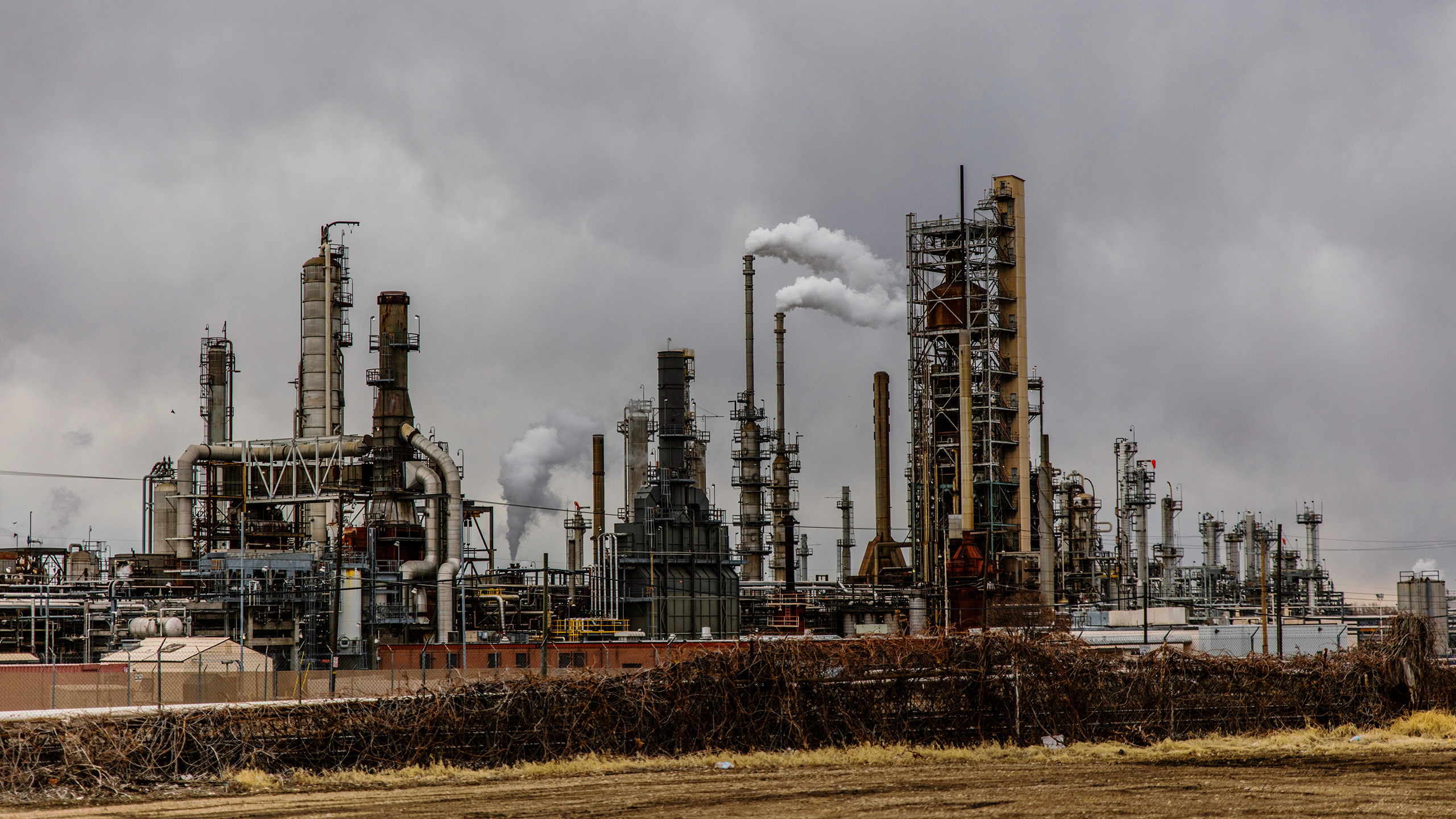 Photo of smoke stack pollution