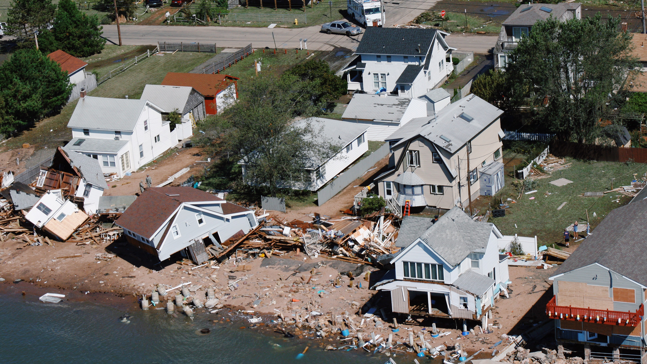 Photo of hurricane damage