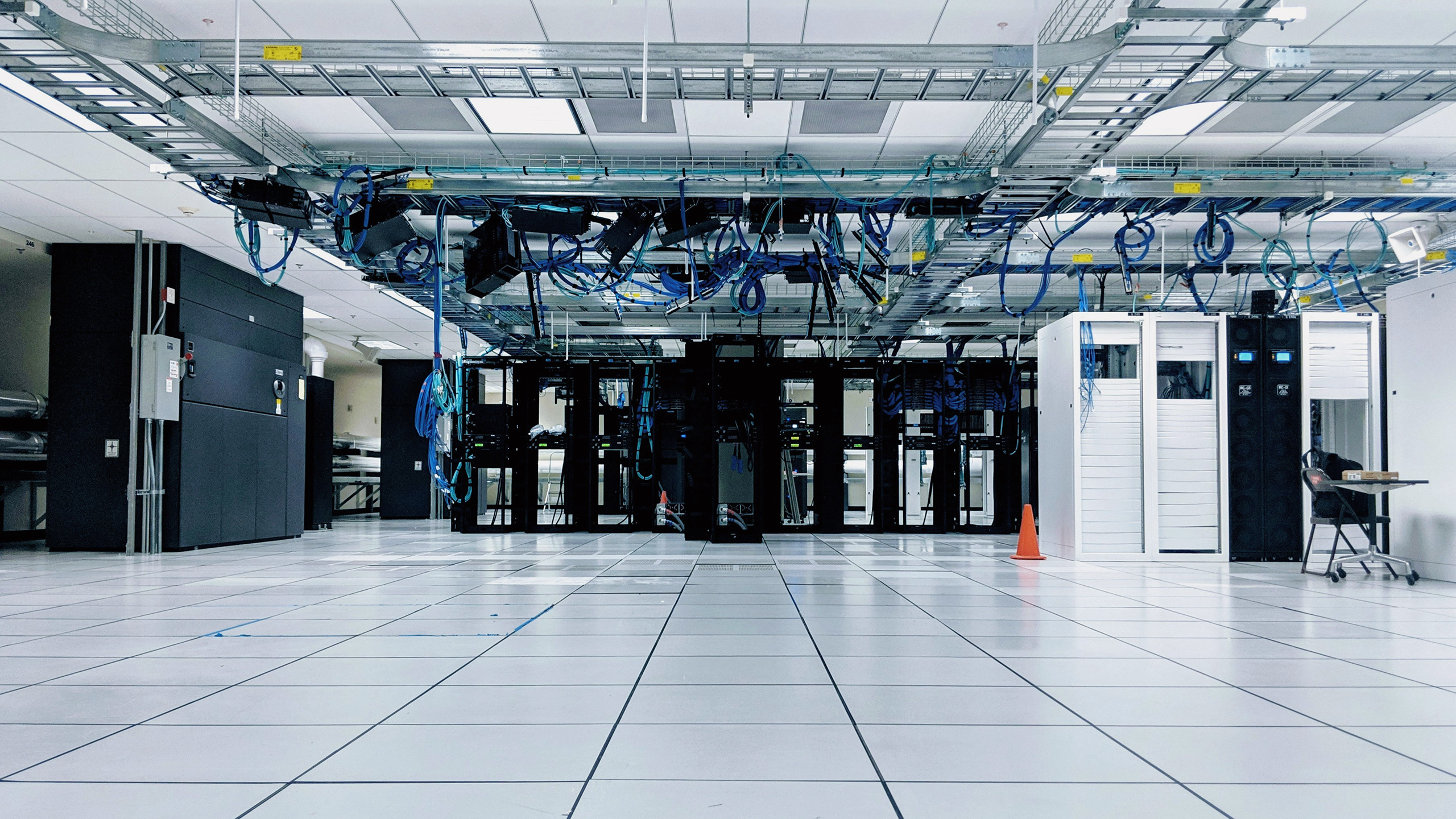 Photo of a data center