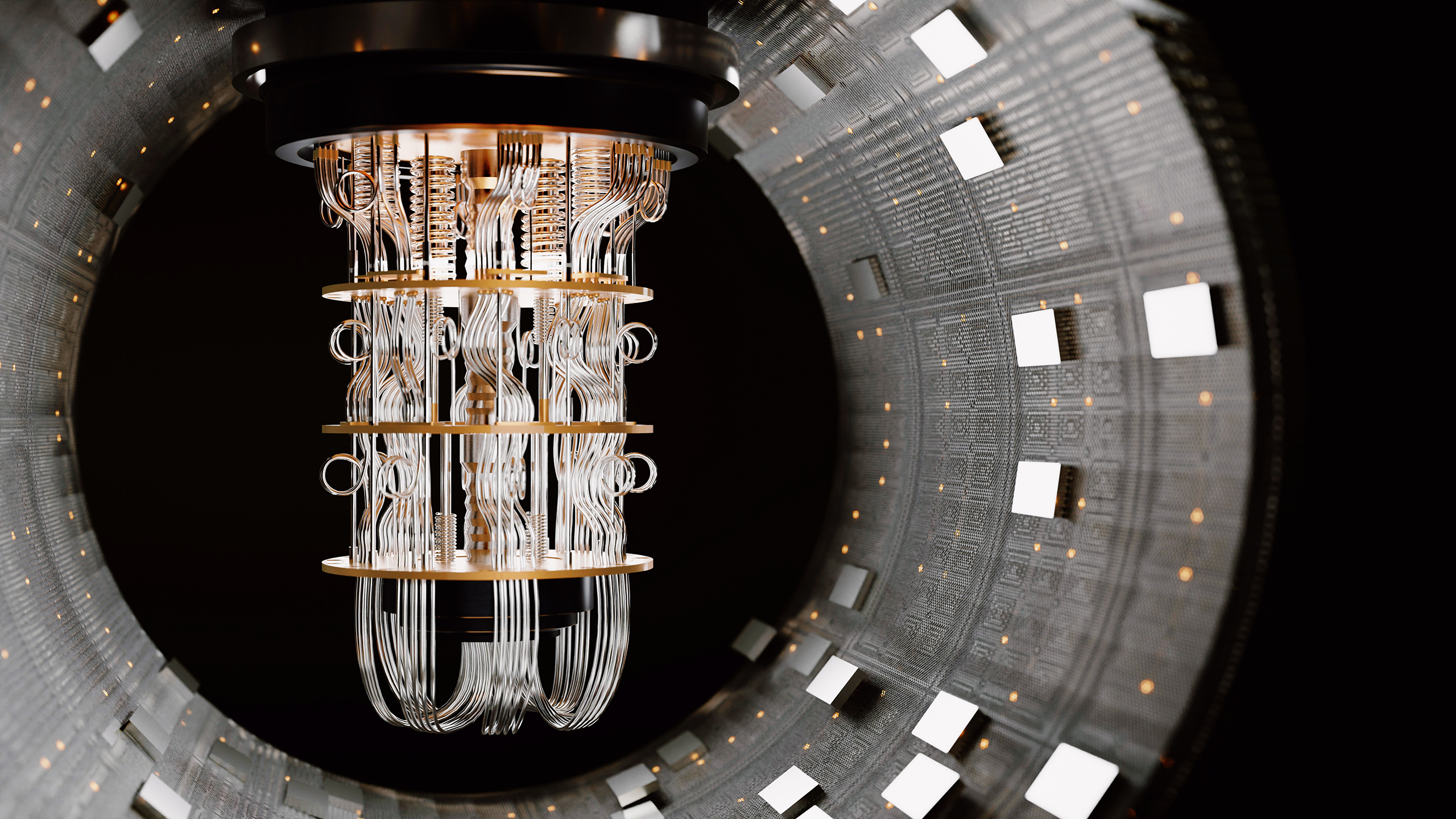 Photo of a quantum computer