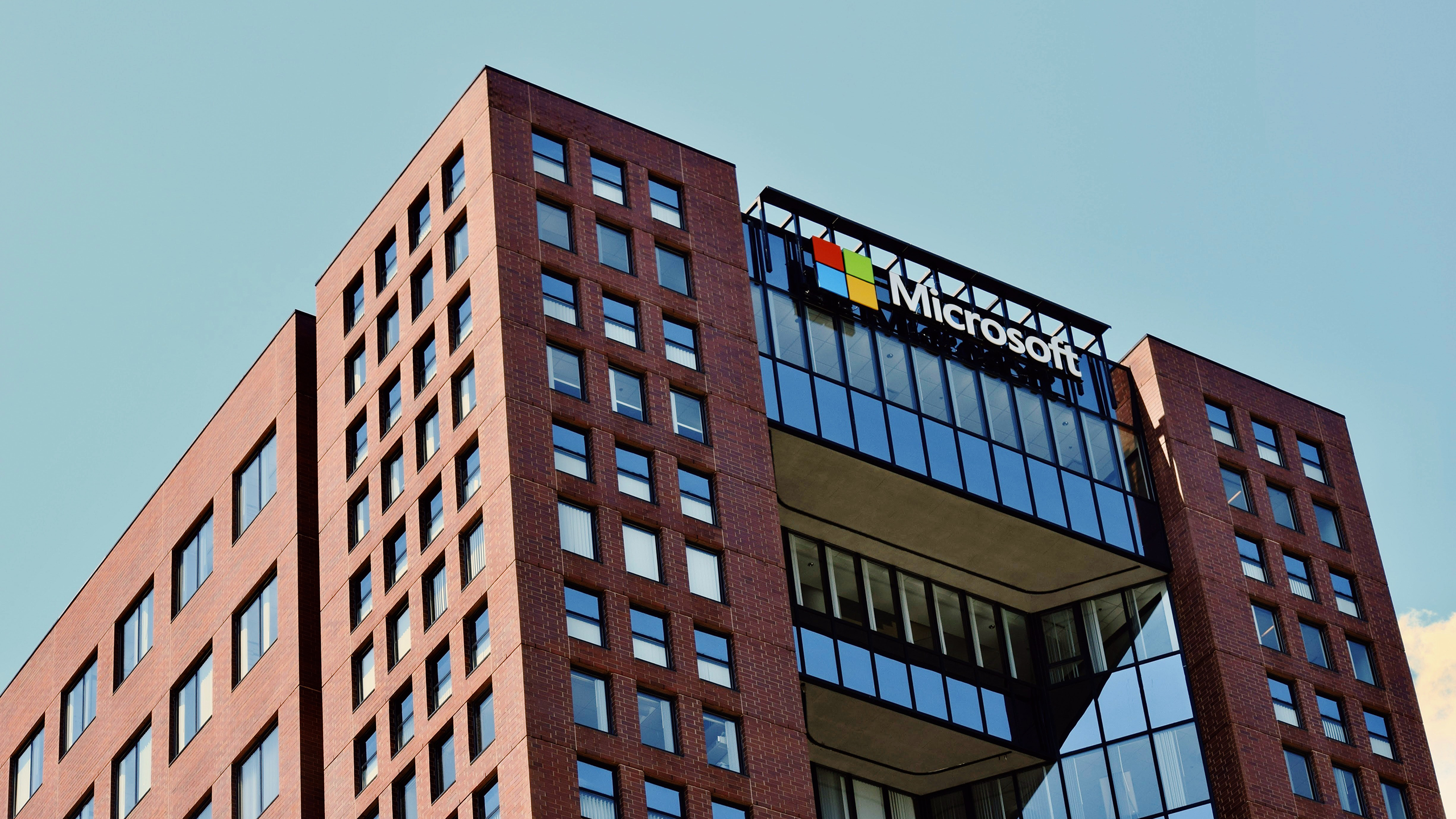 Photo of a Microsoft building