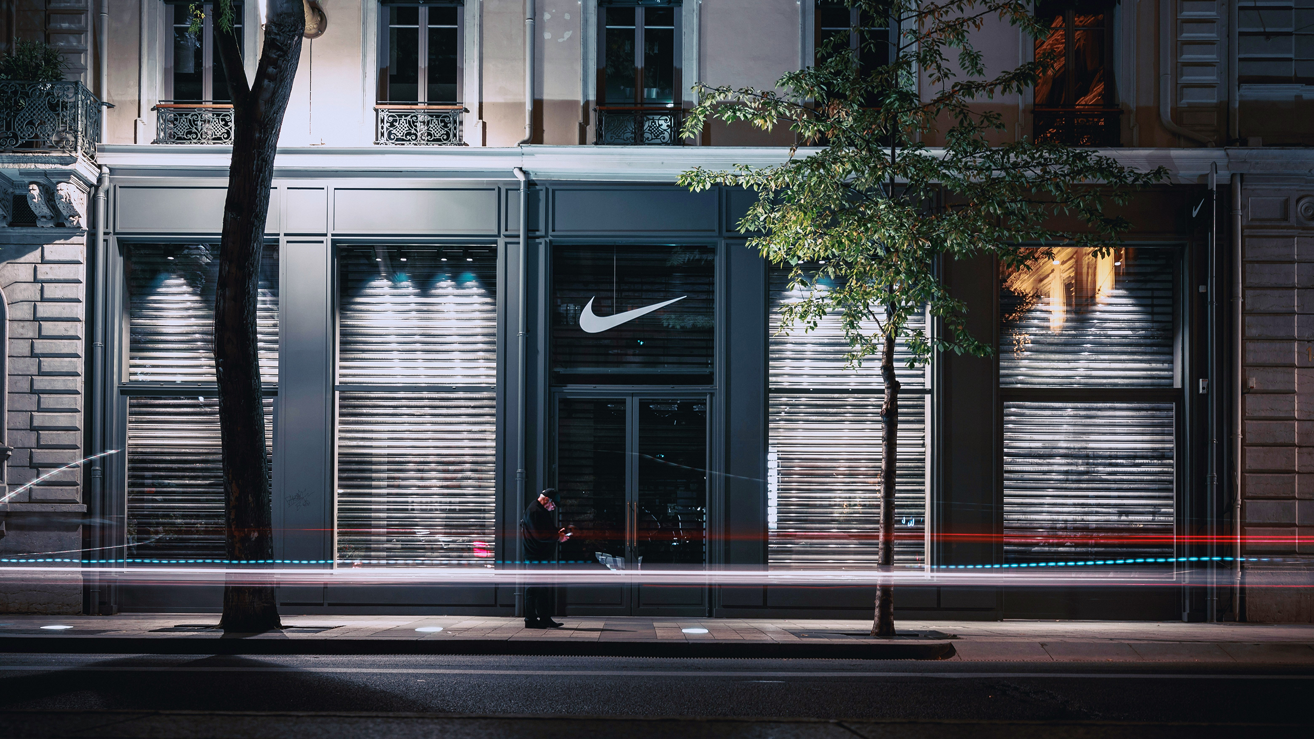 Photo of a Nike store