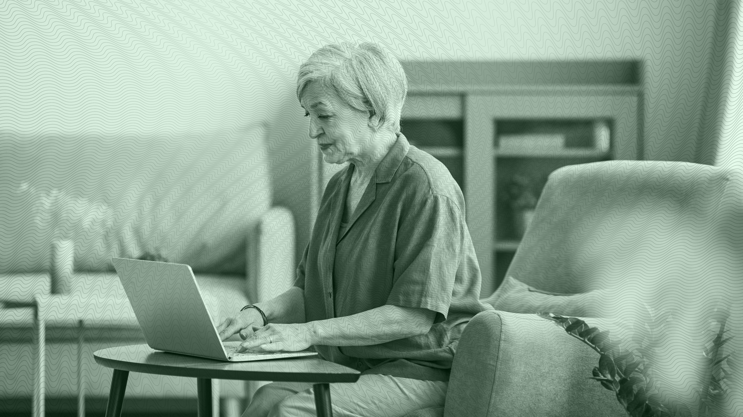 Photo of a senior person in retirement