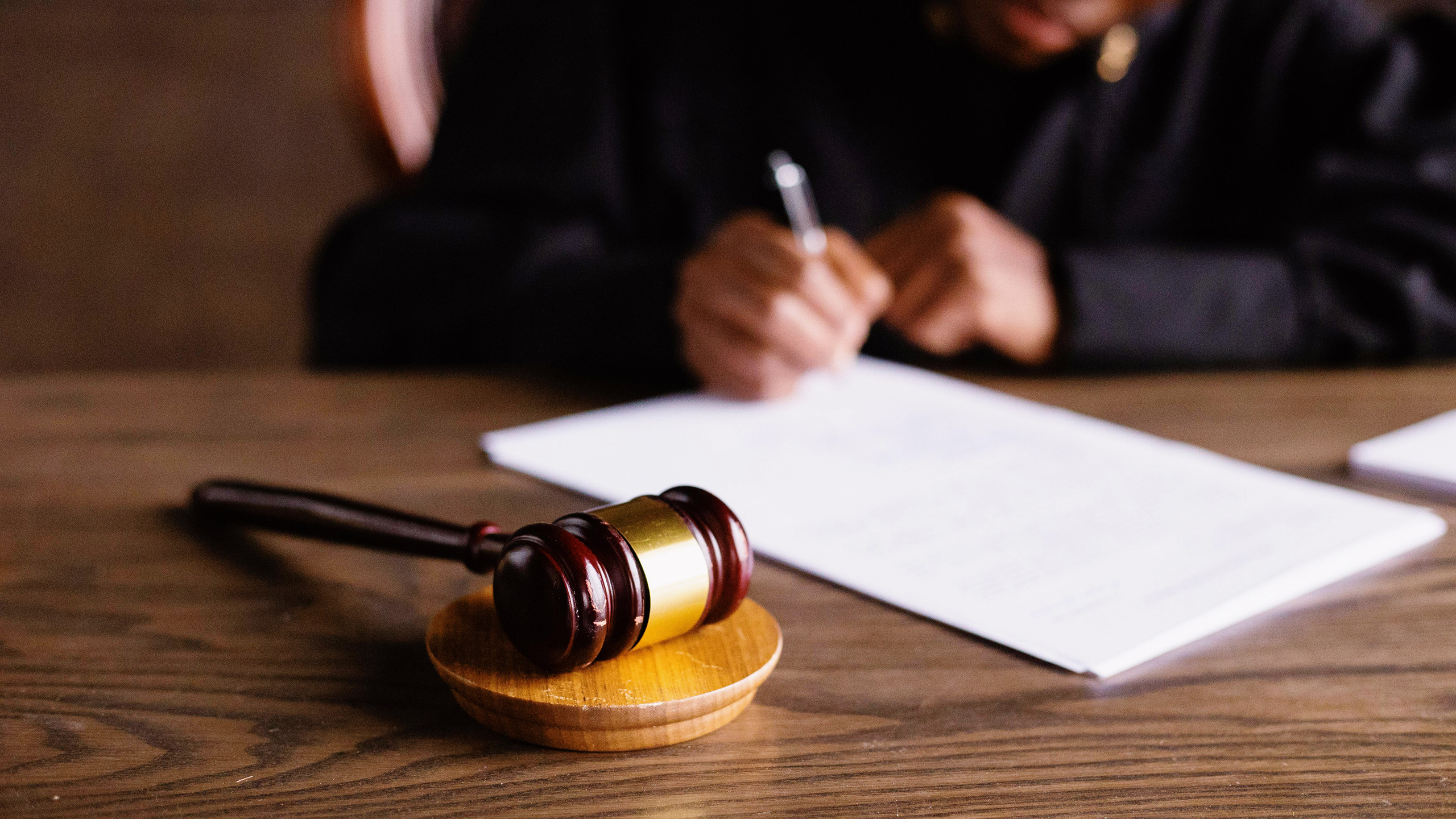 Photo of a court judge