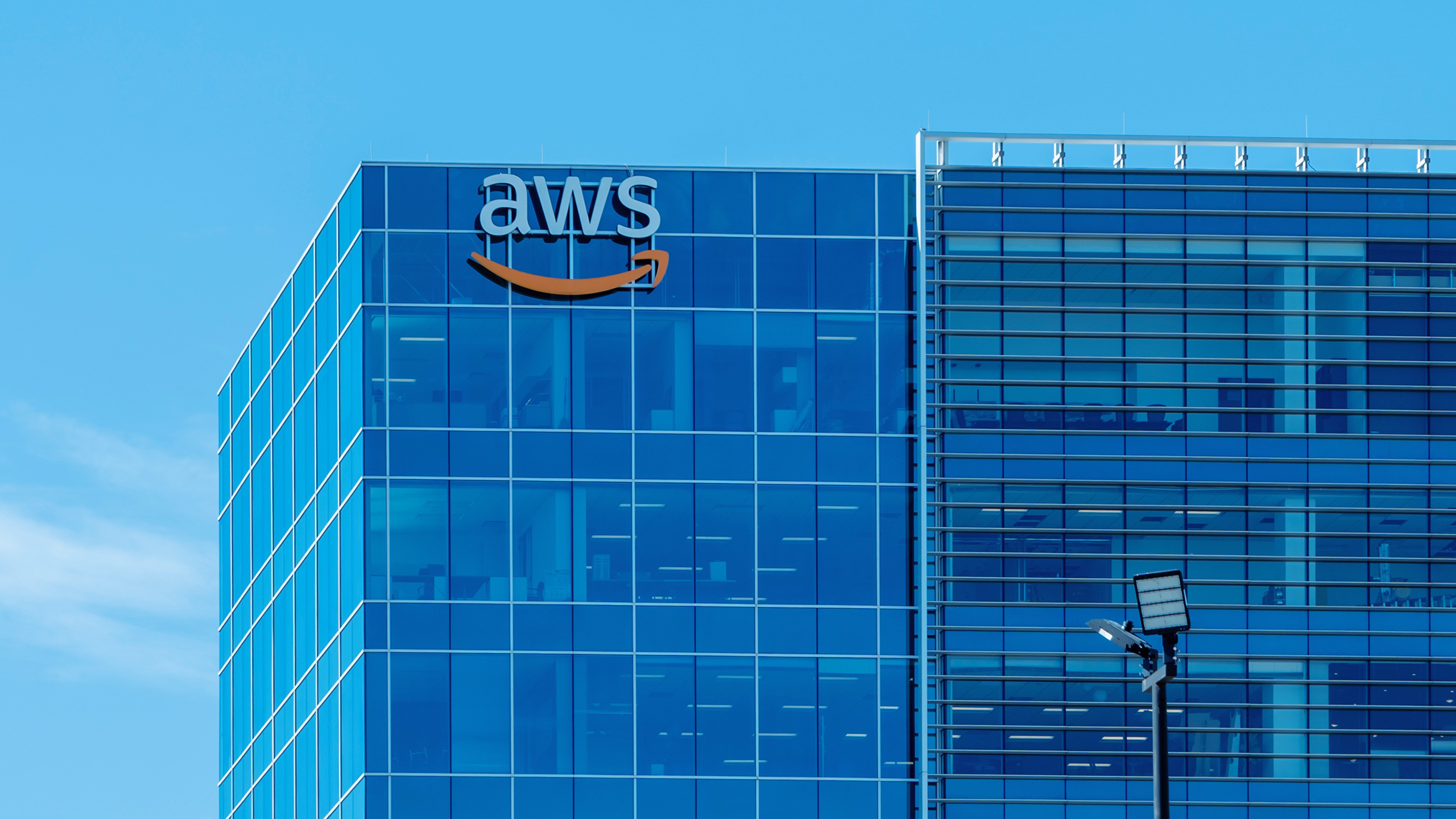 Photo of an AWS office