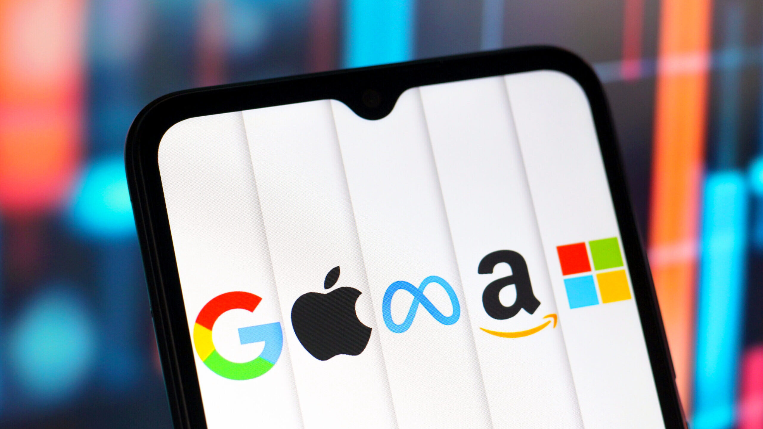 Image of a collection of Big Tech logos.