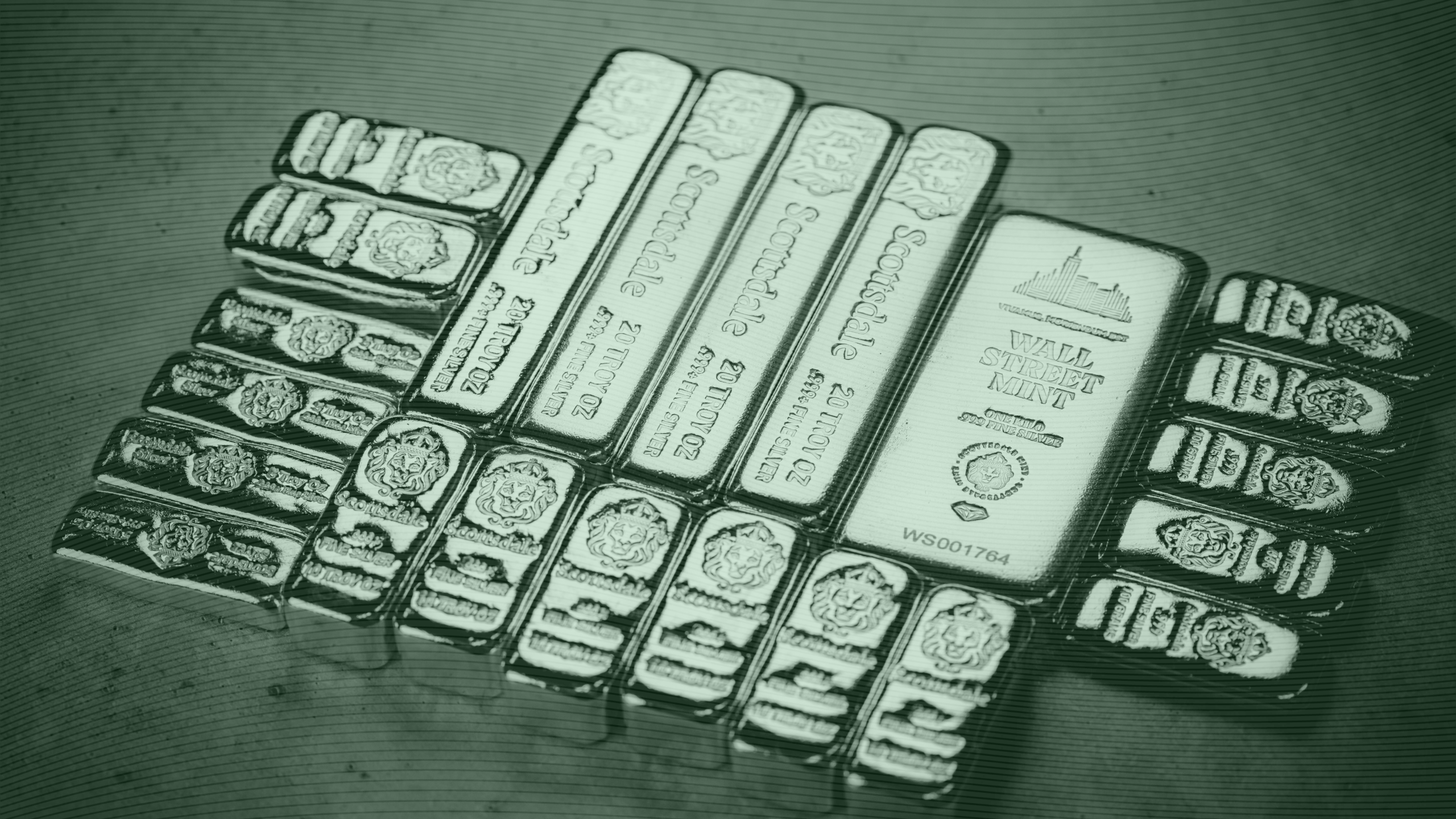 Bars of silver