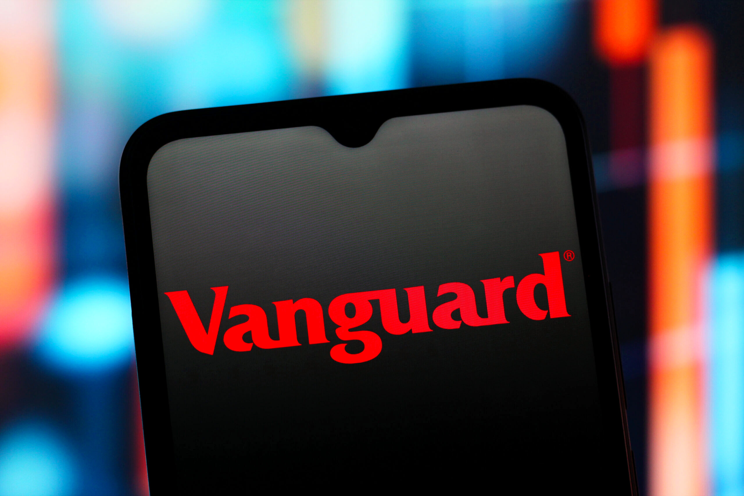 The Vanguard logo.
