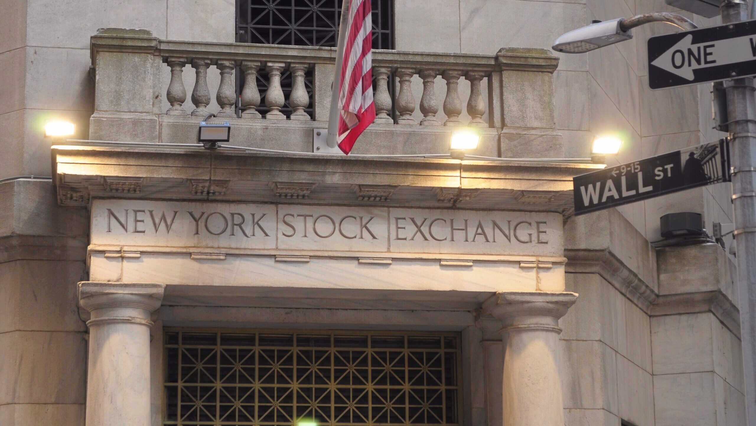 Image of the New York Stock Exchange.