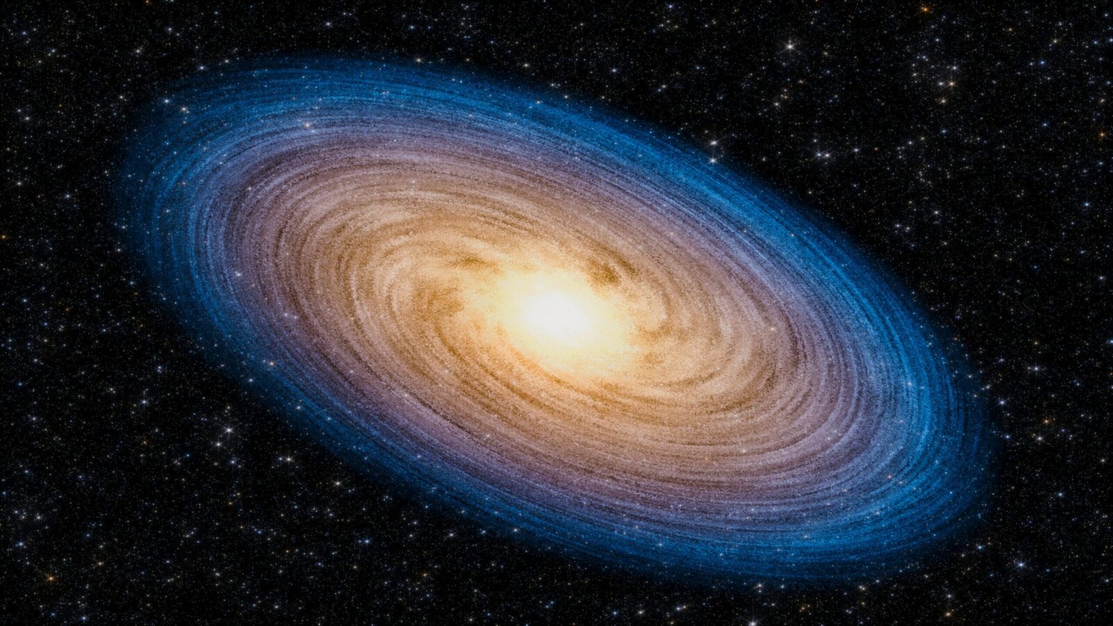 Photo of a galaxy
