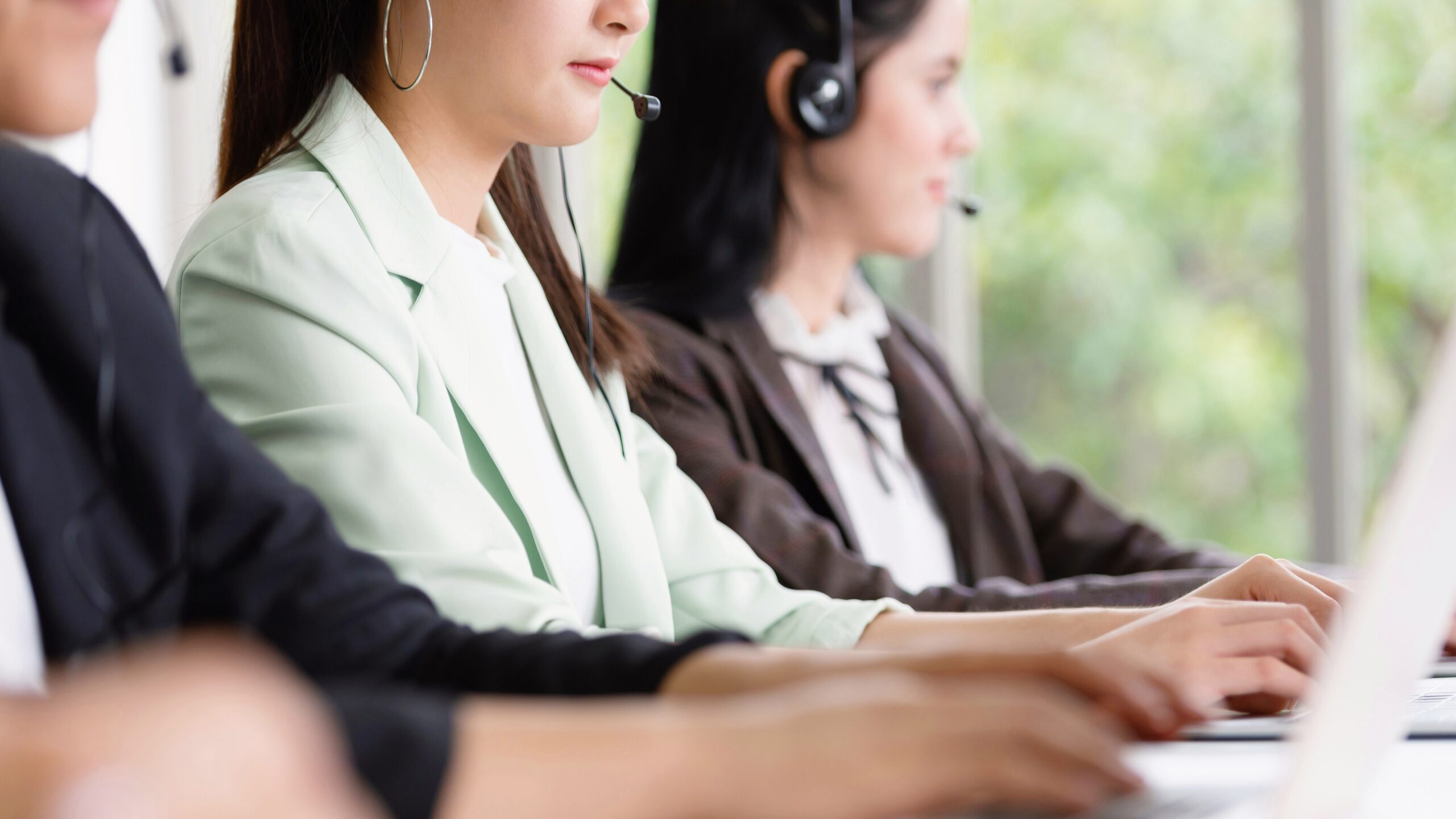 Photo of customer service agents