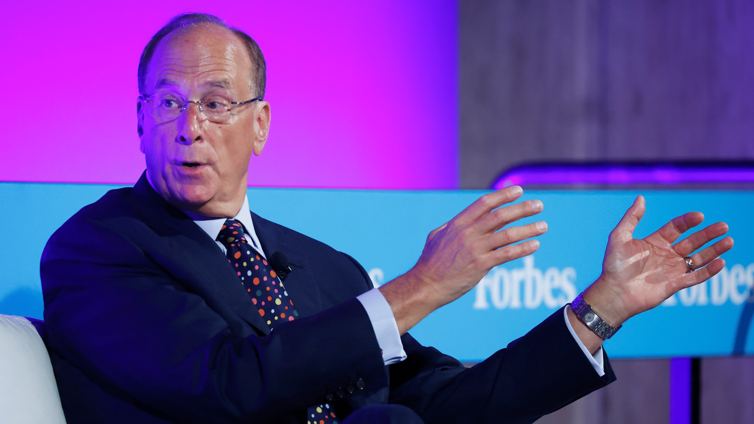 Photo of BlackRock chairman and CEO Larry Fink