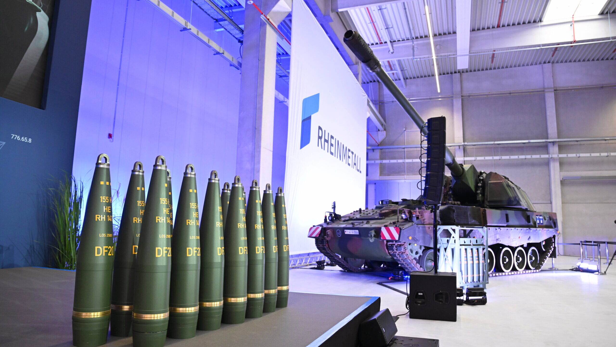 Photo of a new artillery plant from Rheinmetall.