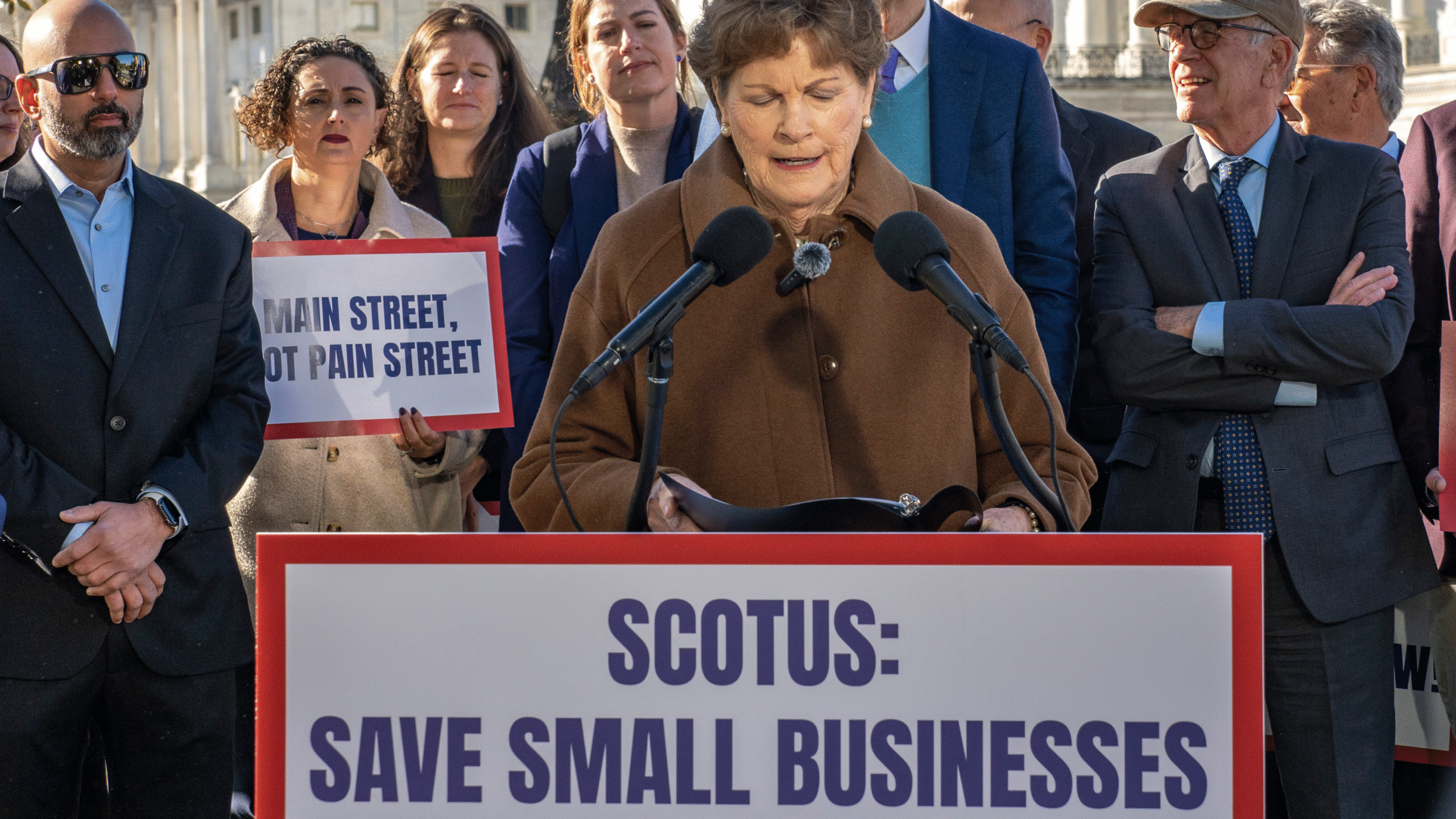 As the U.S. Supreme Court hears oral arguments on whether President Trump has the authority to use a 1977 emergency law to impose tariffs, SENATOR JEAN SHAHEEN (D-NH( and small business owners say such tariffs disproportionately impact small businesses.