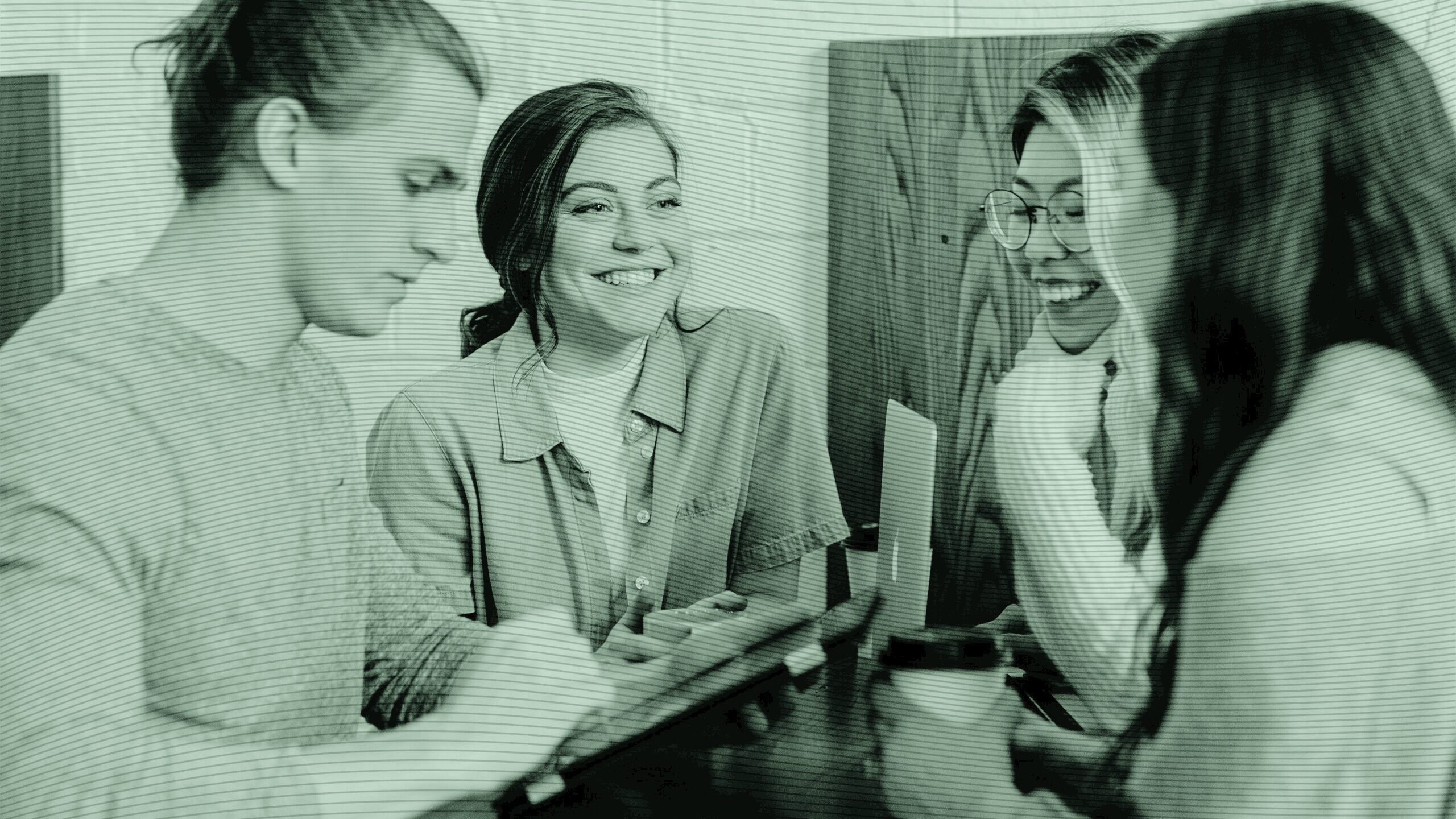 A group of young people.