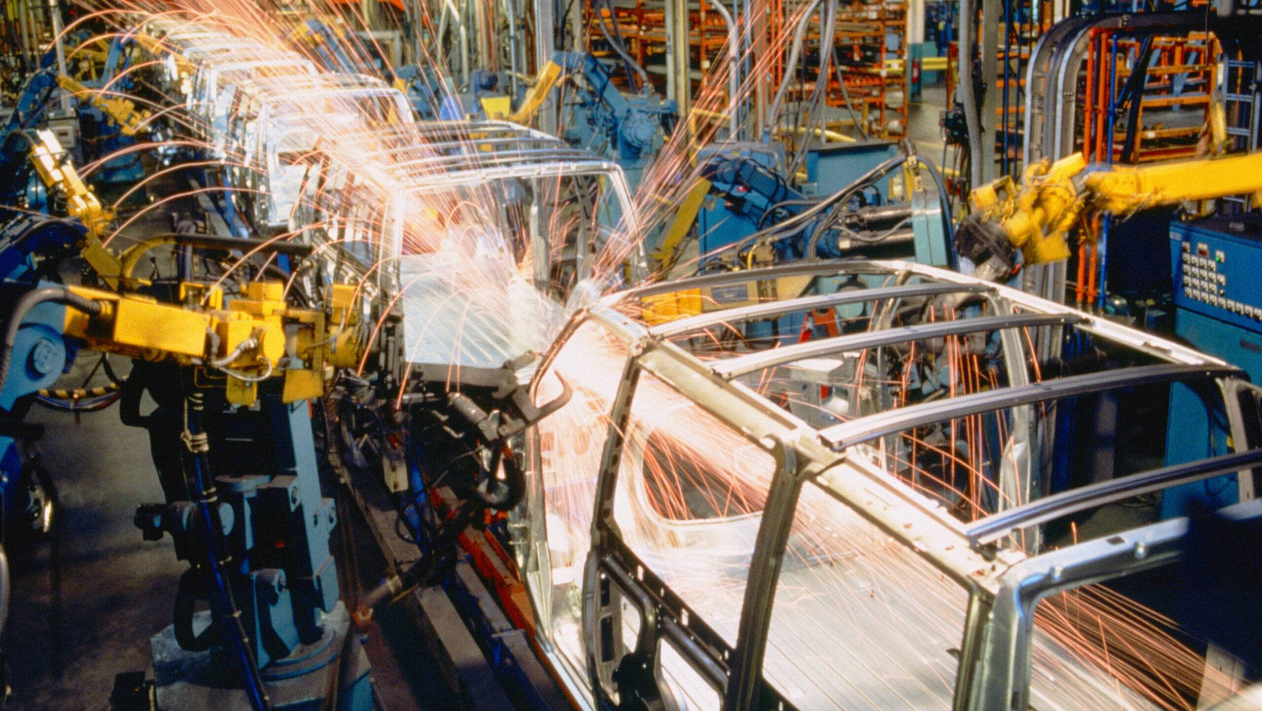 Photo of a GM factory.