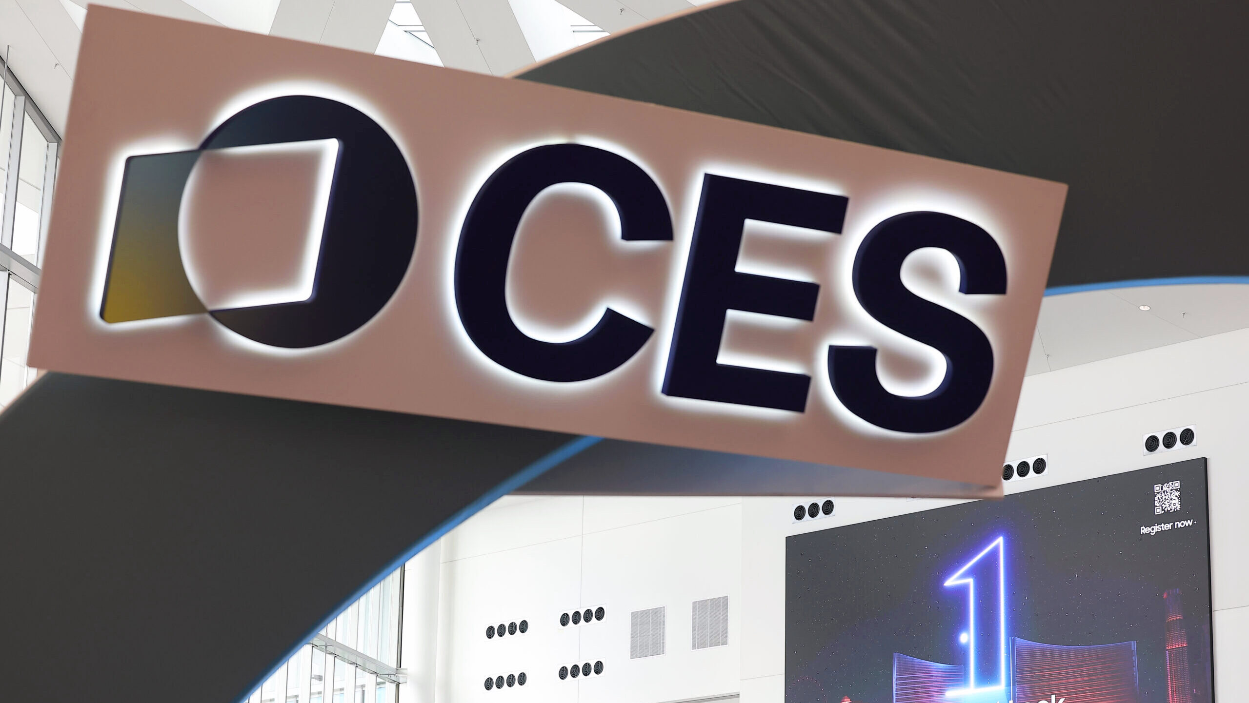 Photo of a sign for CES 2026.