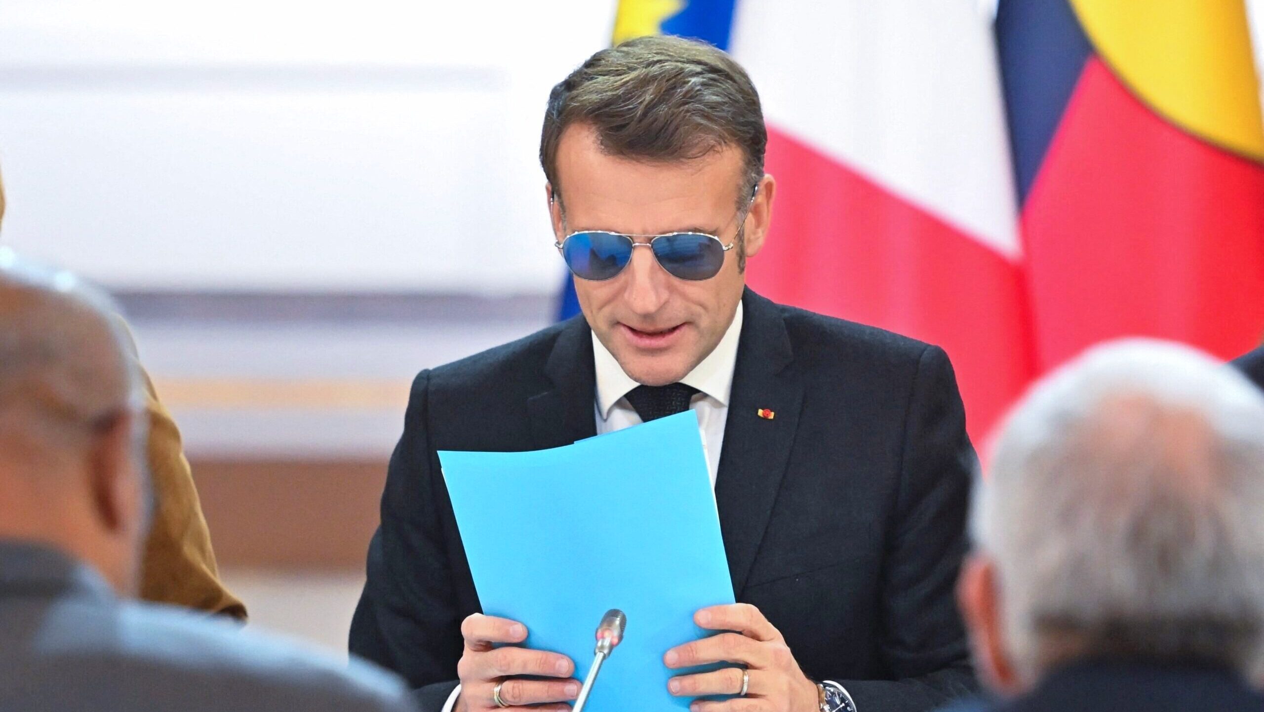 Photo of French President Emmanuel Macron.