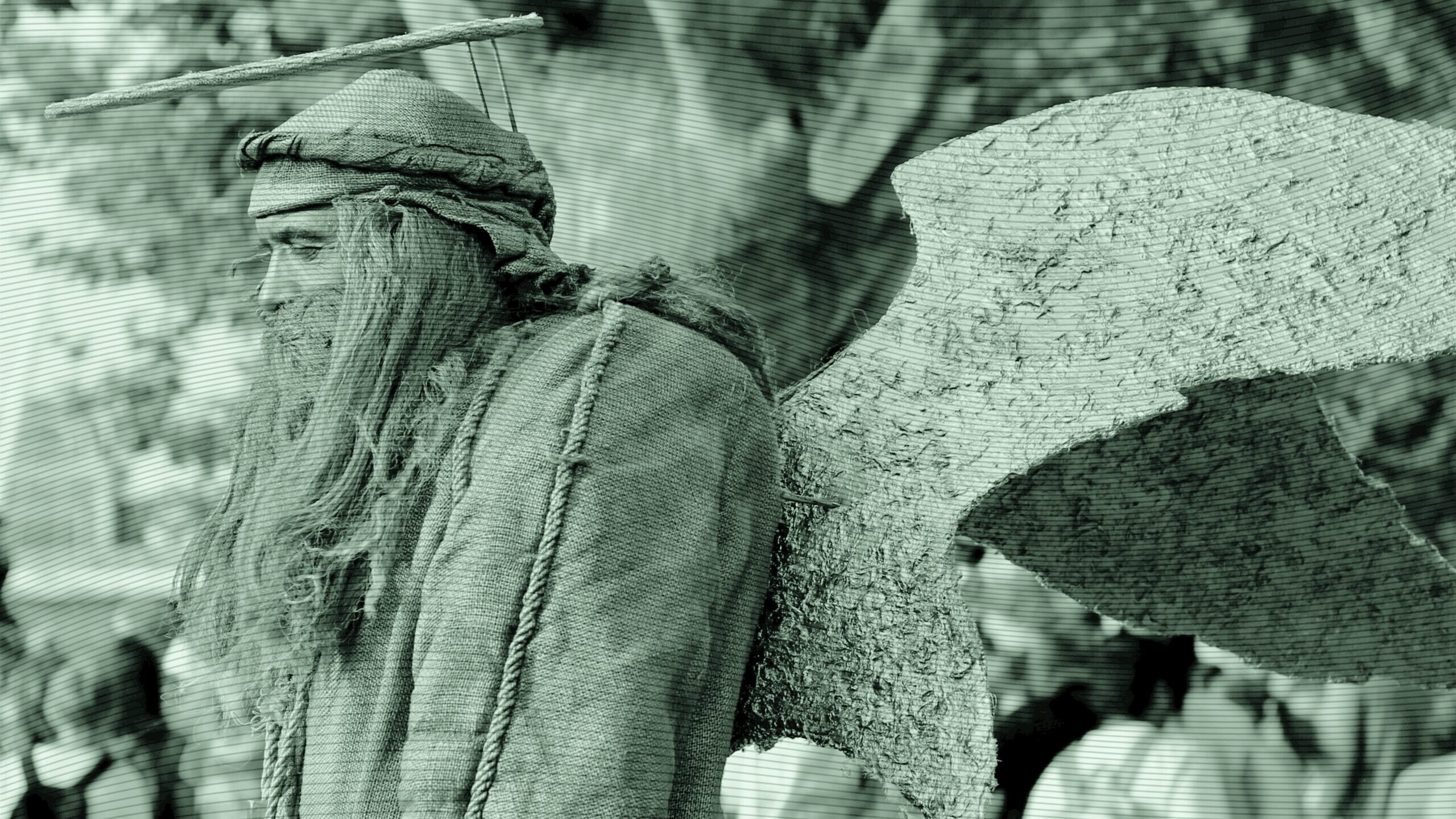 Angel street performer