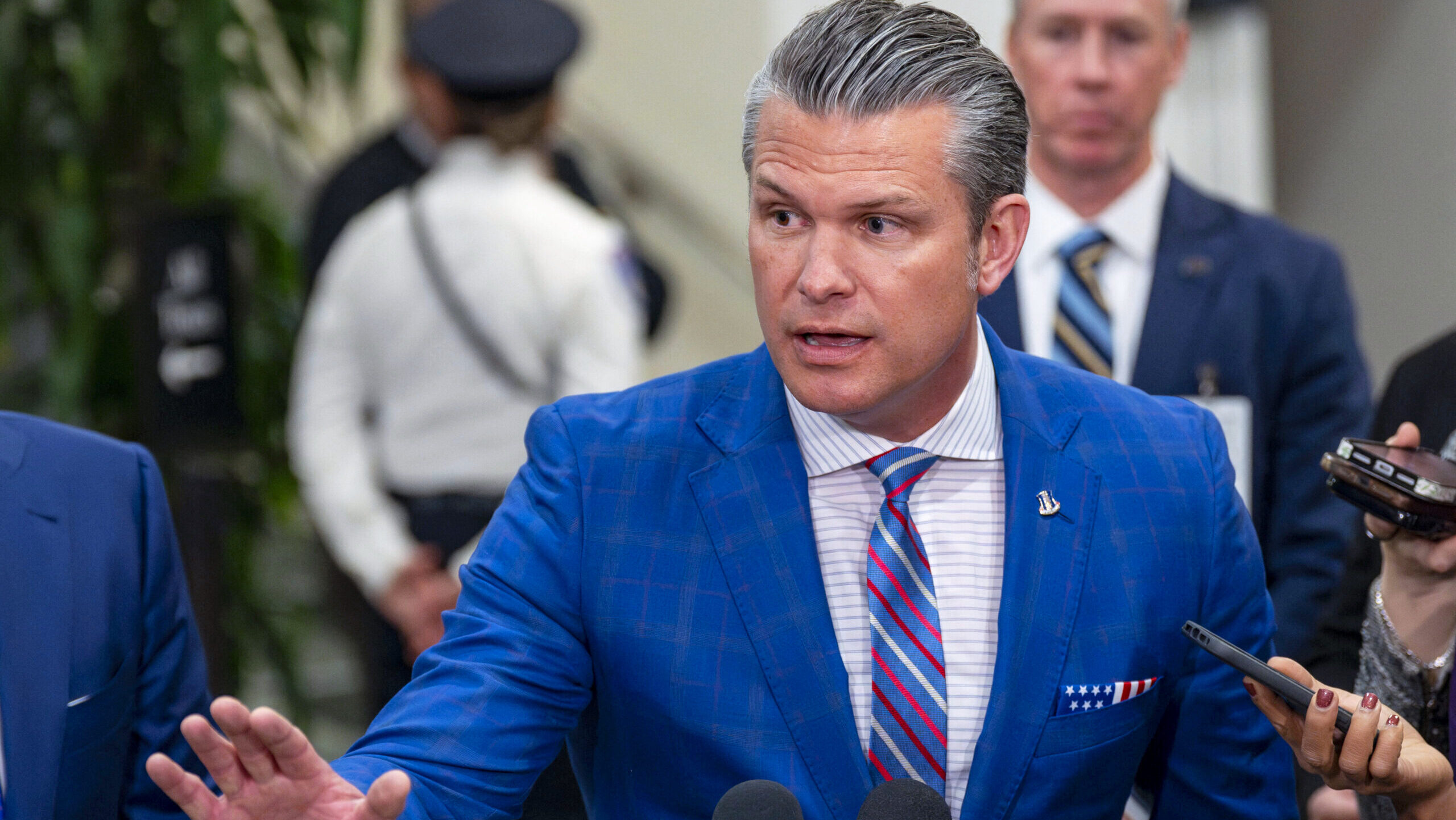 Photo of US Secretary of Defense Pete Hegseth.