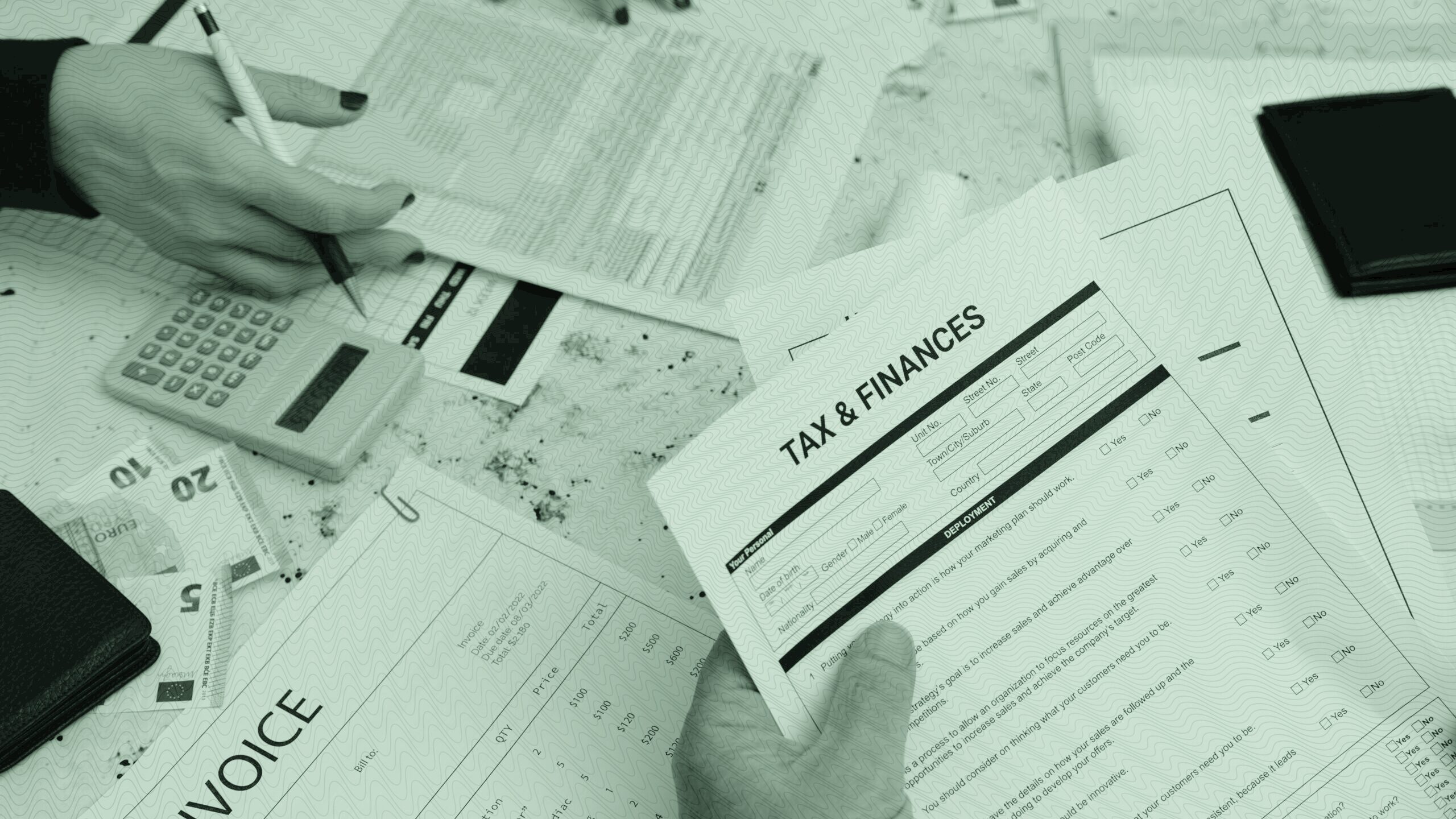 Tax planning documents.
