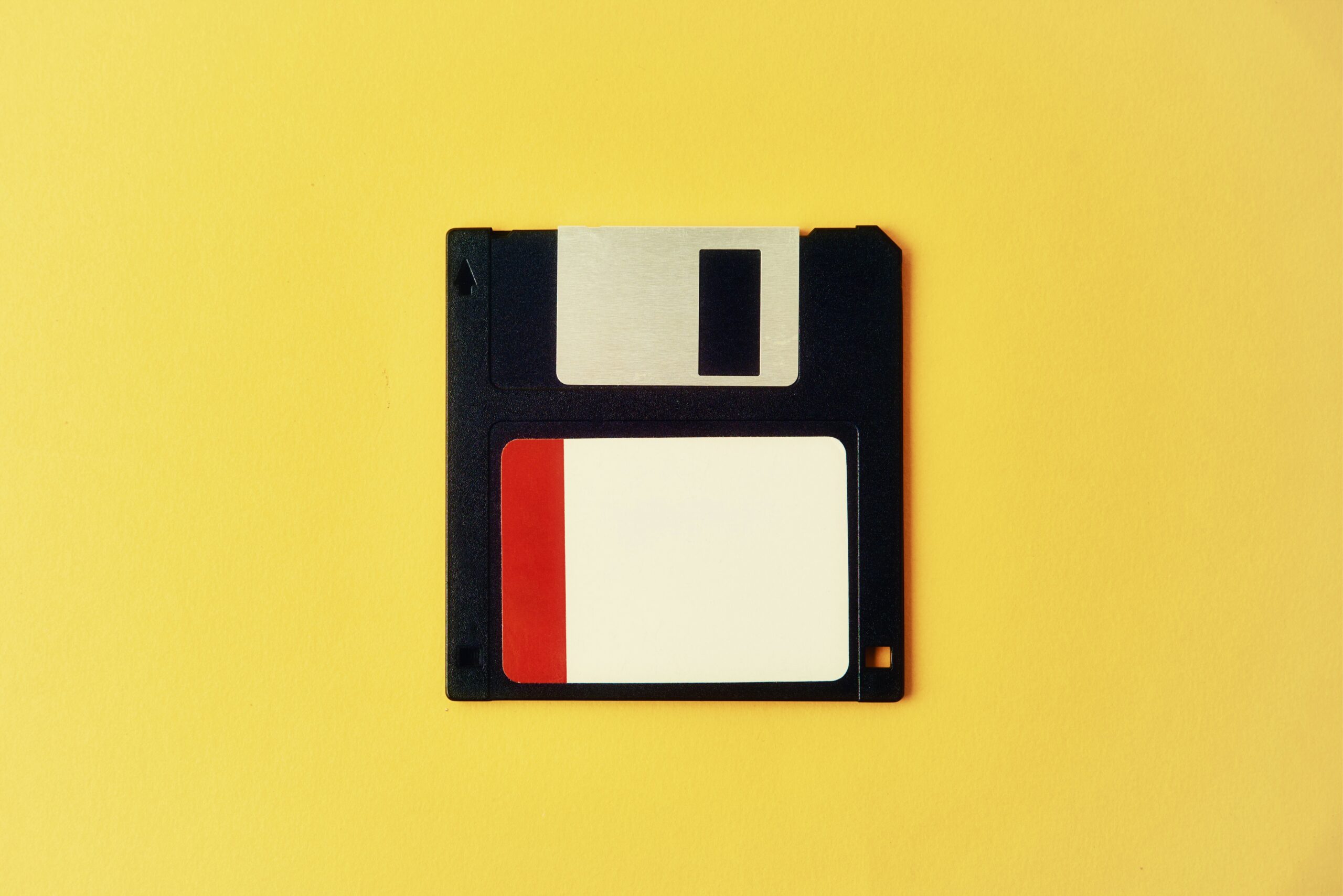 A floppy disc.