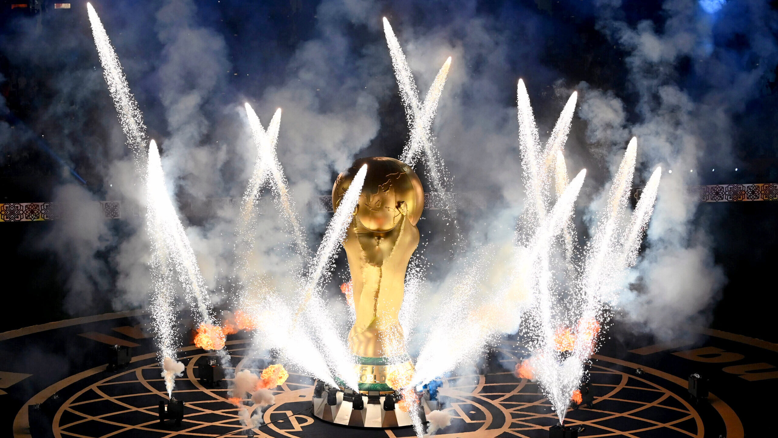 Photo of a World Cup celebration.