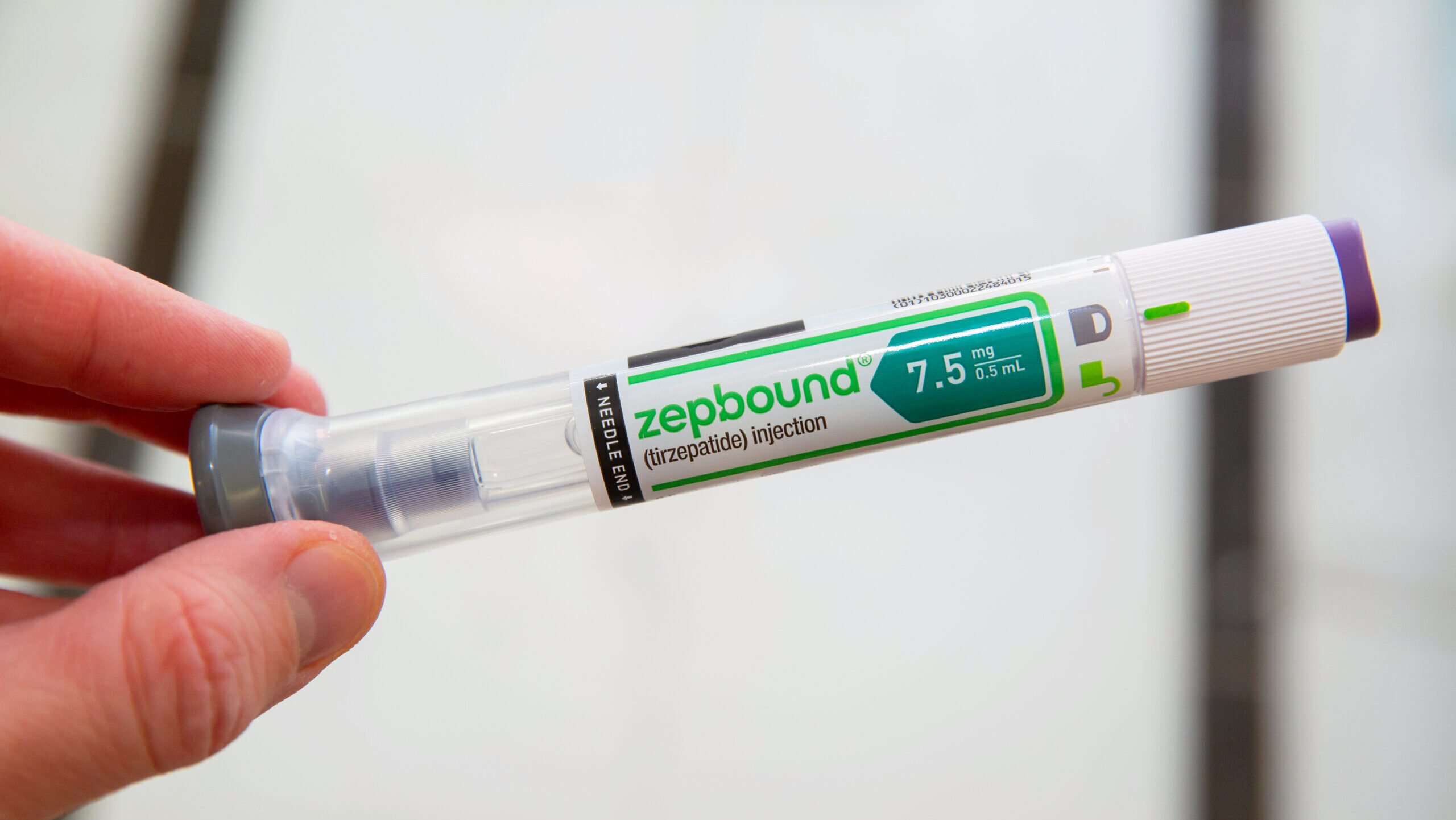 Photo of a Zepbound injection pen.