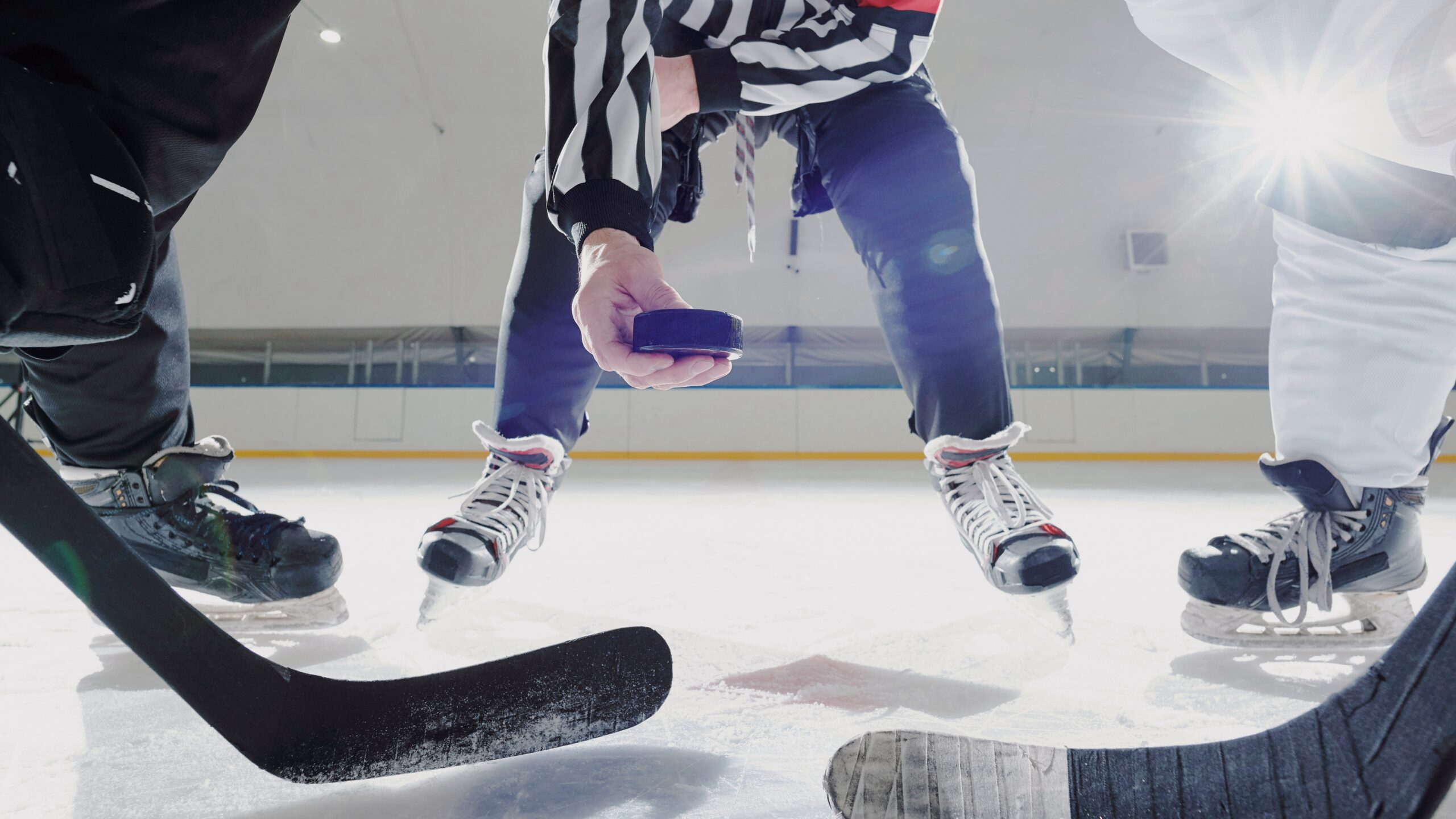 Photo of hockey game
