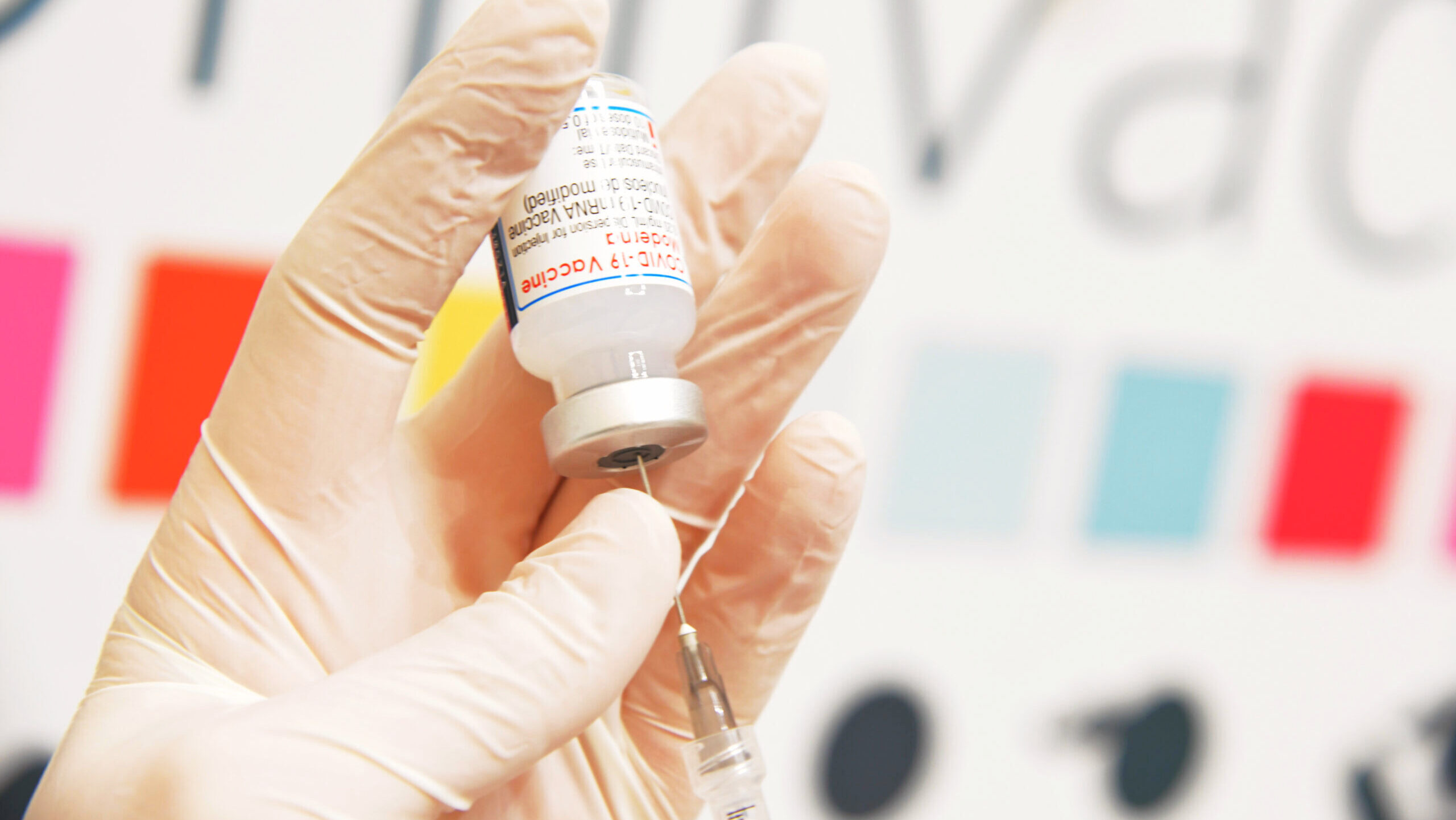 Photo of an mRNA covid vaccine.