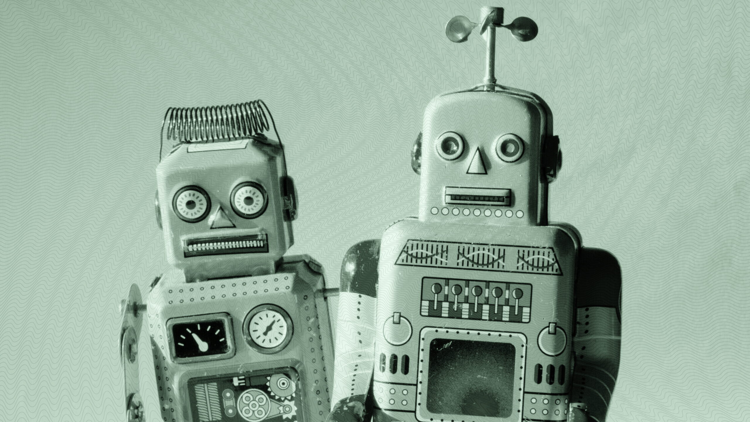 Two robots.