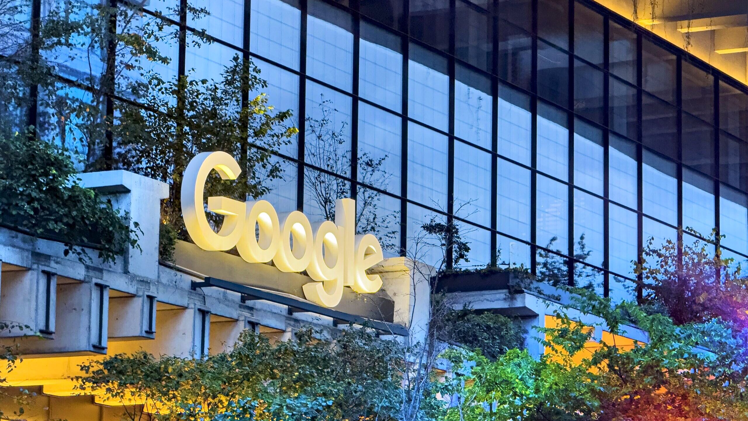 Photo of a Google office building.