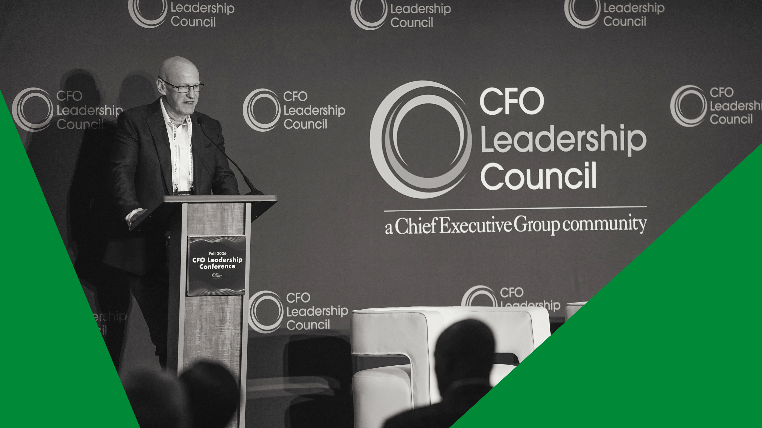Photo at the CFO Leadership Council Conference